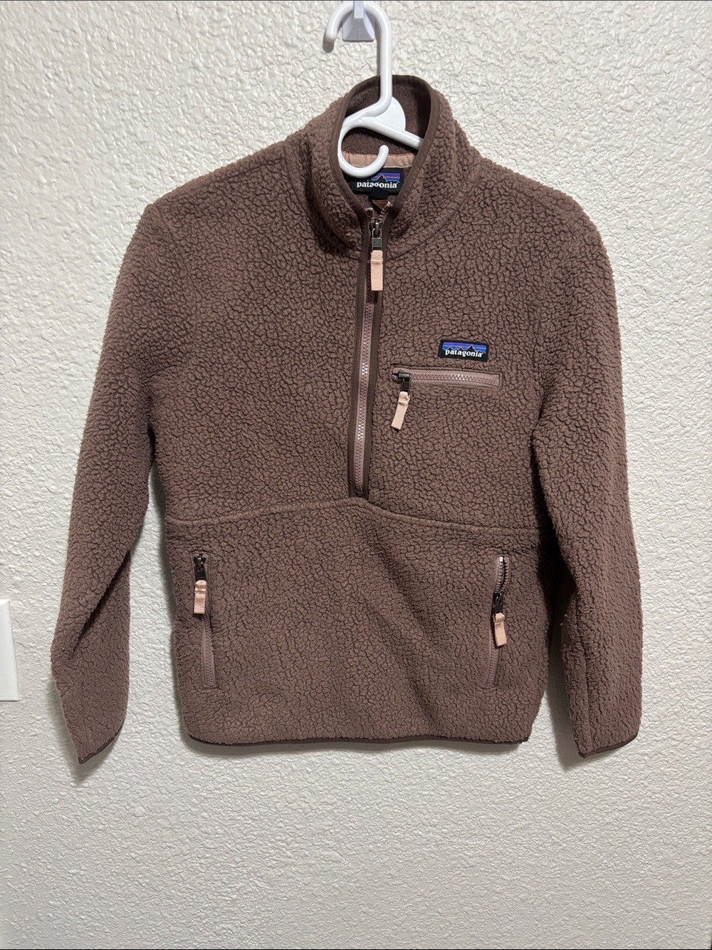 Patagonia Brown Women's Sherpa Pullover Quarter-Zip
